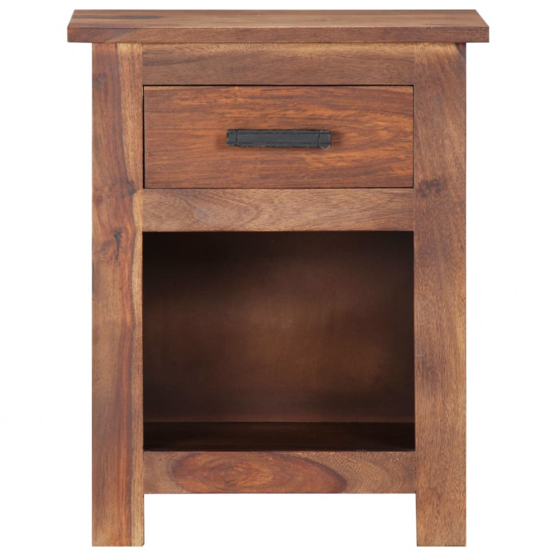 Stolik nocny, 40x30x50 cm, lite drewno