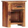 Stolik nocny, 40x30x50 cm, lite drewno