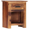 Stolik nocny, 40x30x50 cm, lite drewno