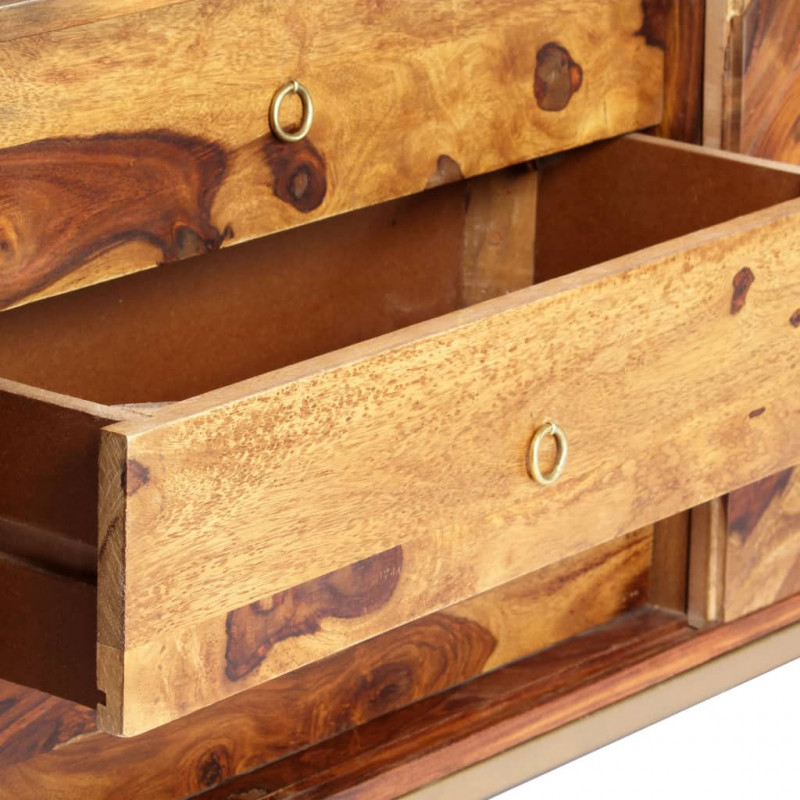 Szafka, 118 x 30 x 60 cm, z litego drewna akacjowego