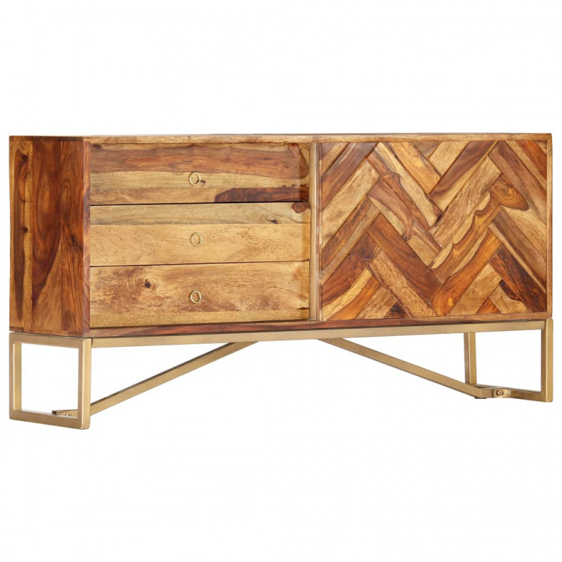 Szafka, 118 x 30 x 60 cm, z litego drewna akacjowego