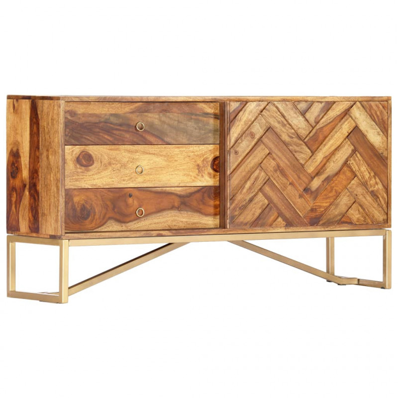 Szafka, 118 x 30 x 60 cm, z litego drewna akacjowego