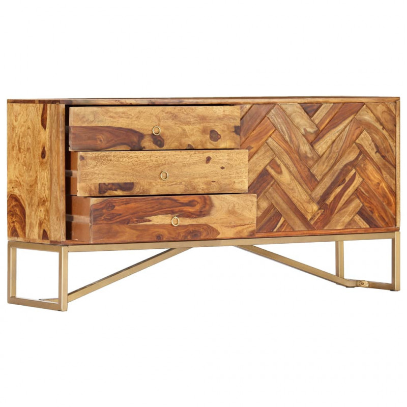 Szafka, 118 x 30 x 60 cm, z litego drewna akacjowego