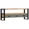 Szafka pod TV, 130x30x50 cm, lite drewno mango
