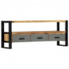 Szafka pod TV, 130x30x50 cm, lite drewno mango