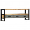 Szafka pod TV, 130x30x50 cm, lite drewno mango