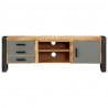 Szafka pod TV, 120x30x40 cm, lite drewno mango