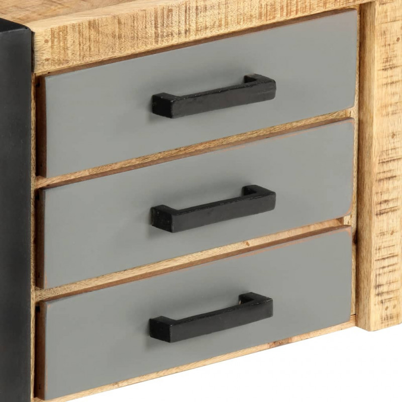 Szafka pod TV, 120x30x40 cm, lite drewno mango