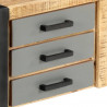 Szafka pod TV, 120x30x40 cm, lite drewno mango