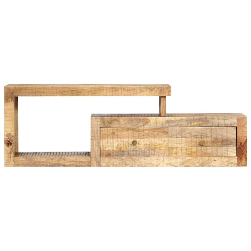 Szafka pod TV, 120 x 30 x 40 cm, lite drewno mango