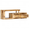 Szafka pod TV, 120 x 30 x 40 cm, lite drewno mango