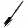Świder glebowy z uchwytem, 150 mm, przedłużany, 9 m, stal
