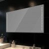 Lustro z oświetleniem LED do łazienki, 100 x 60 cm