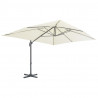 Parasol ogrodowy z przenośną podstawą, piaskowy