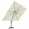 Parasol ogrodowy z przenośną podstawą, piaskowy