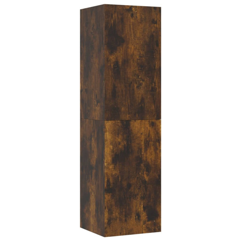 Wisząca szafka telewizyjna, przydymiony dąb, 30,5x30x110 cm