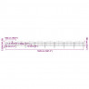 Panele ogrodzeniowe z grotami, stal, (1-1,25) x 13,6 m, czarne