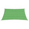 Żagiel przeciwsłoneczny 160 g/m², jasnozielony, 4,5x4,5 m, HDPE