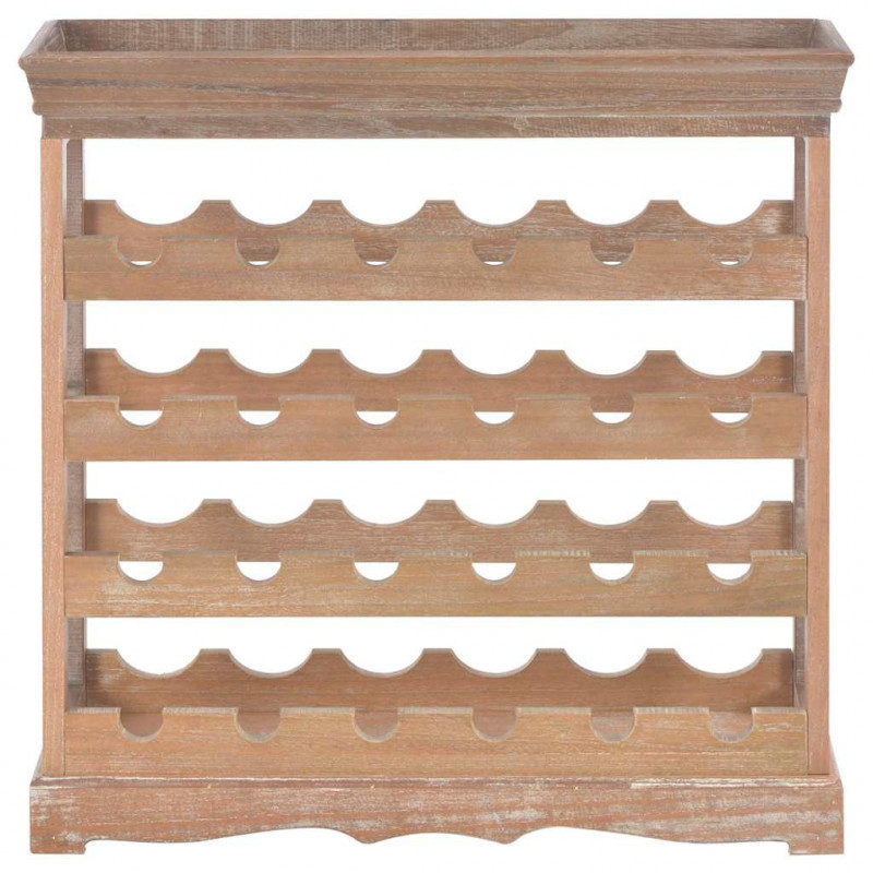 Szafka na wino, brązowa, 70x22,5x70,5 cm, MDF
