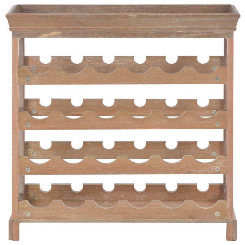 Szafka na wino, brązowa, 70x22,5x70,5 cm, MDF