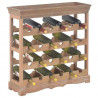 Szafka na wino, brązowa, 70x22,5x70,5 cm, MDF