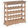 Szafka na wino, brązowa, 70x22,5x70,5 cm, MDF
