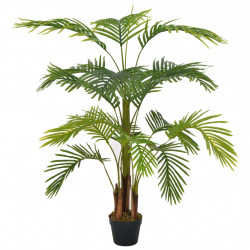 Sztuczna palma z doniczką, zielony, 120 cm