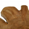 Stolik kawowy, (60-70) x 45 cm, drewno tekowe