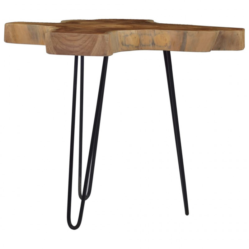 Stolik kawowy, (60-70) x 45 cm, drewno tekowe