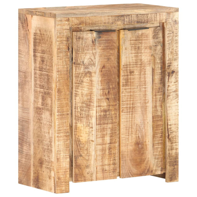 Szafka, 59x33x75 cm, surowe drewno mango