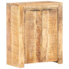 Szafka, 59x33x75 cm, surowe drewno mango