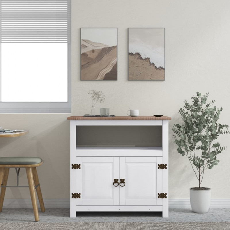 Szafka TV w meksykańskim stylu Corona, sosna, 80x43x78 cm