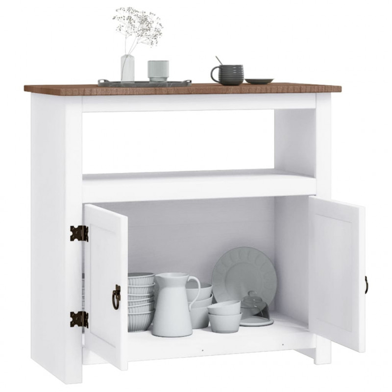 Szafka TV w meksykańskim stylu Corona, sosna, 80x43x78 cm