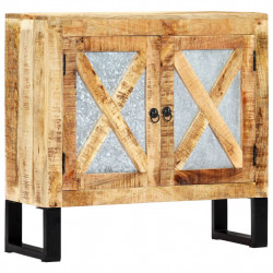 Szafka, 80x30x76 cm, lite drewno mango