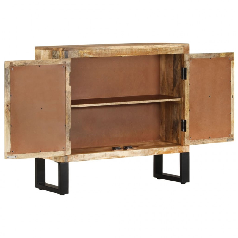 Szafka, 80x30x76 cm, lite drewno mango