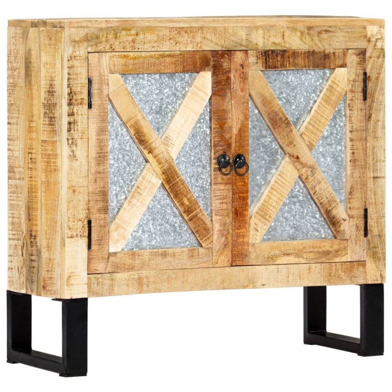 Szafka, 80x30x76 cm, lite drewno mango