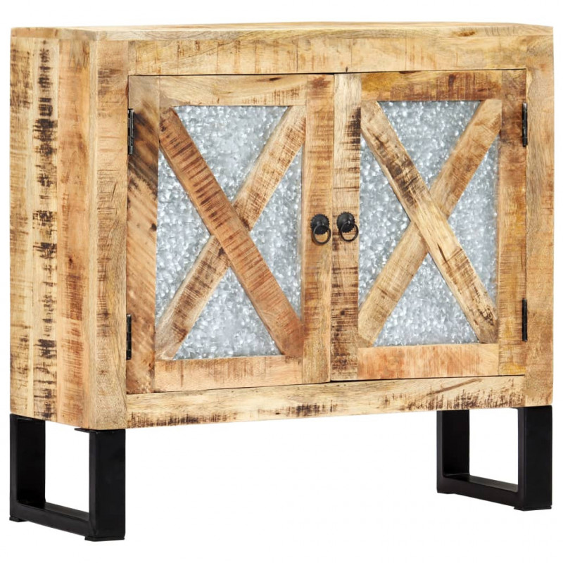 Szafka, 80x30x76 cm, lite drewno mango