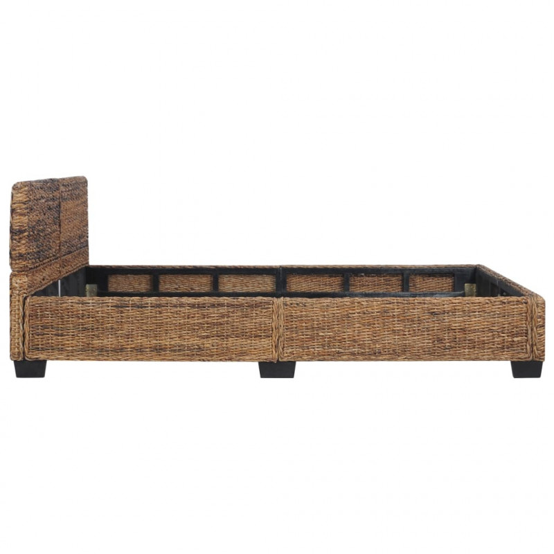Rama łóżka, naturalny rattan, 140 x 200 cm