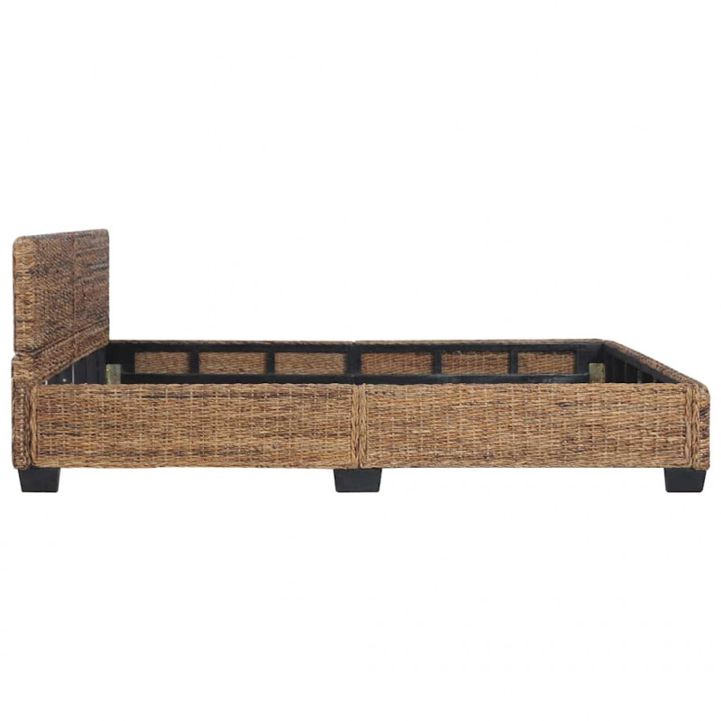 Rama łóżka, naturalny rattan, 160 x 200 cm