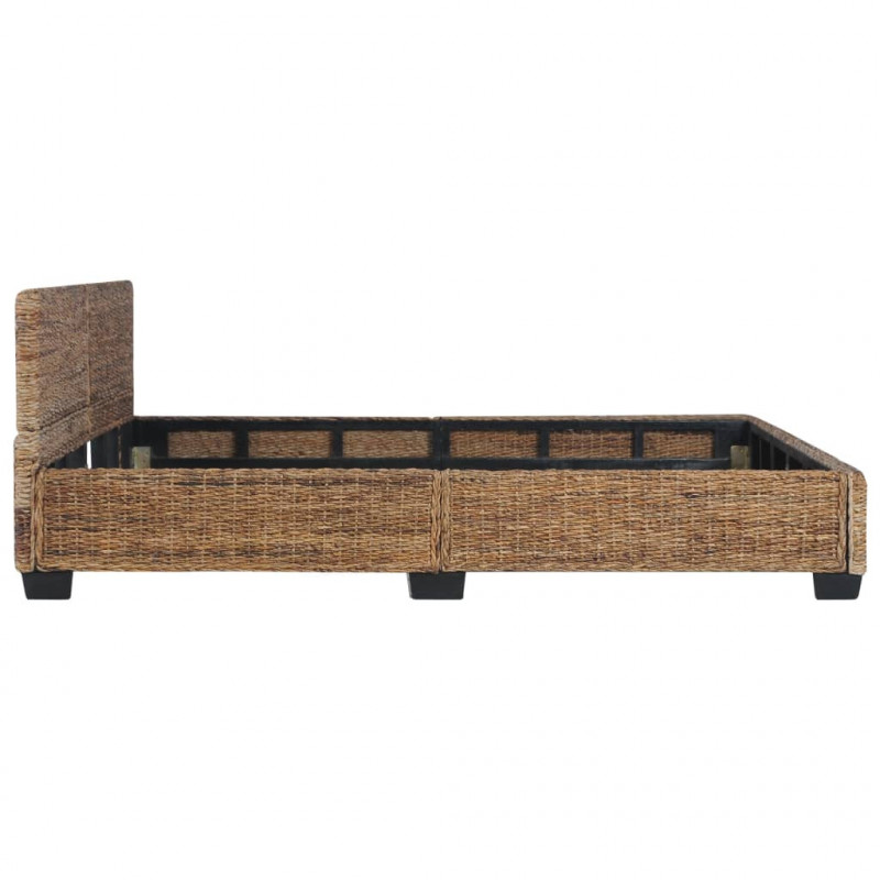 Rama łóżka, naturalny rattan, 180 x 200 cm