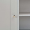 Szafka pod TV, szara, 95 x 39 x 58 cm