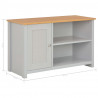 Szafka pod TV, szara, 95 x 39 x 58 cm