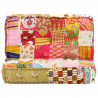 Puf, 100x100x20 cm, patchwork, tkanina