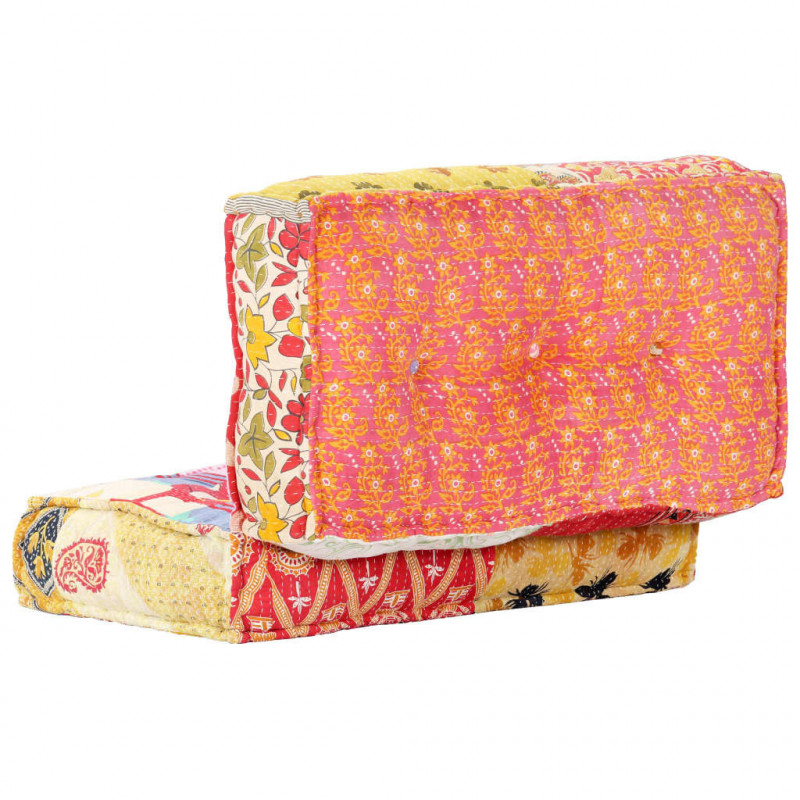Puf, 100x100x20 cm, patchwork, tkanina