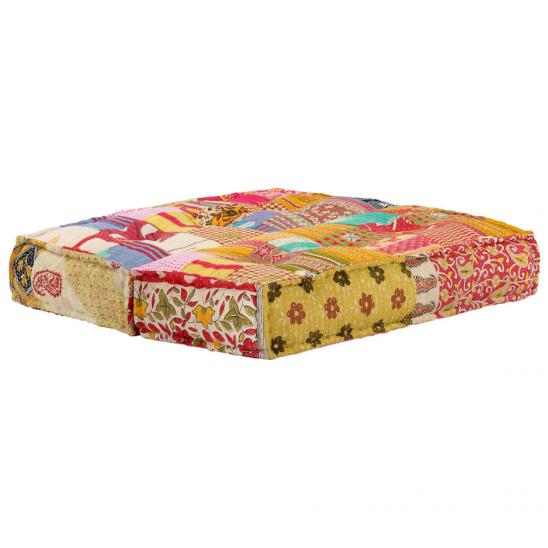 Puf, 100x100x20 cm, patchwork, tkanina