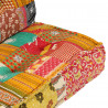 Puf, 100x100x20 cm, patchwork, tkanina