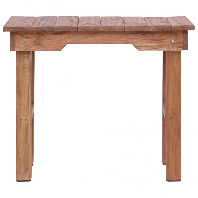 Stolik, 70 x 35 x 60 cm, lite drewno mahoniowe