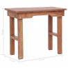 Stolik, 70 x 35 x 60 cm, lite drewno mahoniowe