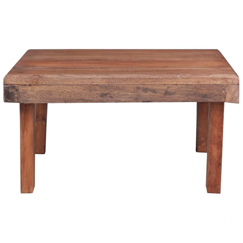 Stolik kawowy, 60x45x23 cm, lite drewno mahoniowe