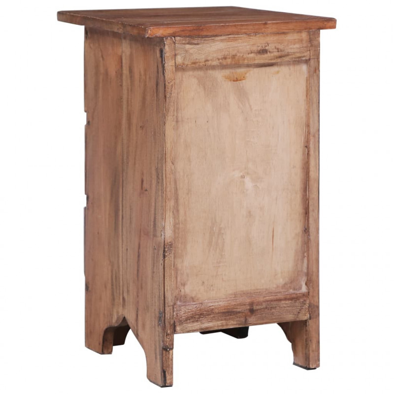 Szafka nocna, 30x30x51 cm, lite drewno mahoniowe